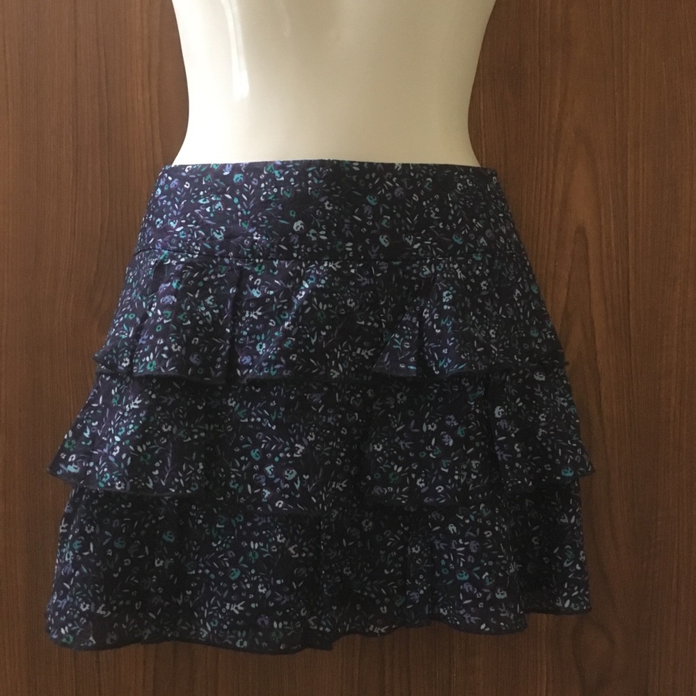 Blue Floral skirt